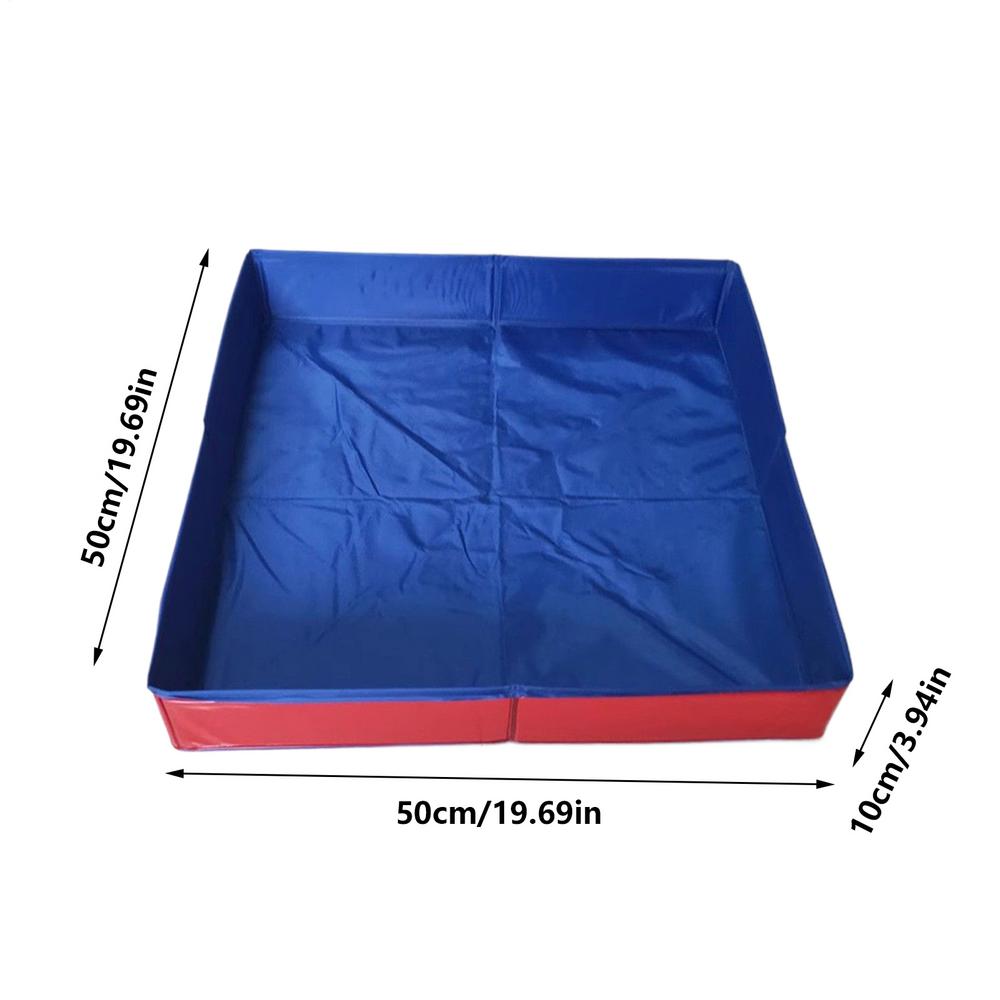50*50cm PVC Folding Pet Swimming Pool Portable Yard Bathing Tub For Cat And Dog Swimming Pool Non Inflatable Dog Play Pool