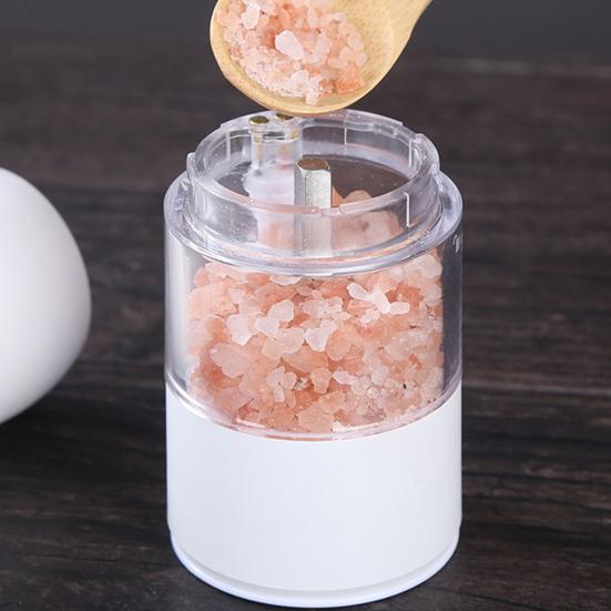 1 комплект 35 г электрическая мельница USB перезаряжаемая регулируемая грубость заправляемая электрическая мельница для соли и перца кухонный гаджет