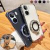 Airbag Shockproof Magnetic Stand Case with Lens for Redmi 9 9A 13C 12C 12 10 10C K50 K60 K70 Pro Redmi Note 13 12 11 10 Pro 9s 13R Xiaomi 14 13 Pro