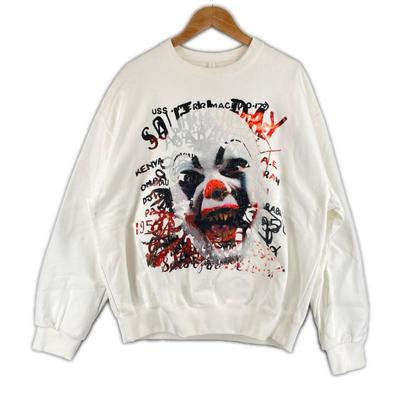 Doublet 19AW29CS141 Свитшот с принтом спереди белый мужской S б/у