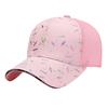 Mesh Cap Hat Fashion Design Casual Stylish Sports CZA026 [White Fang] Women's (Pink)