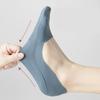Ice Silk Low Cut Boat Socks for Women Seamless Breathable  Silicone Anti Slip Socks Female Invisible Socks