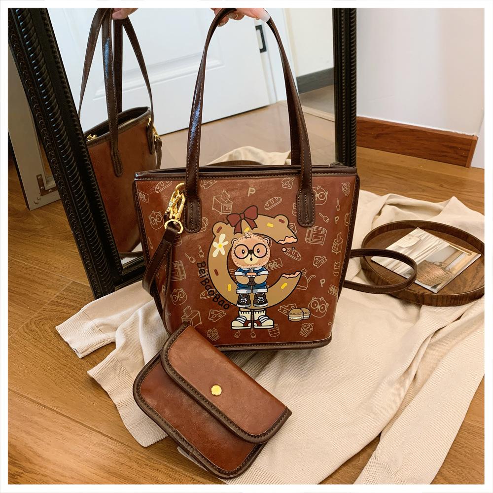 Большая вместительная сумка через плечо, сумка через плечо, студенческая сумка, новая