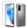 Прочный противоударный чехол-броня 2-в-1 для Xiaomi Redmi Note 10 9 Pro POCO X3 NFC Пластиковая рамка Прозрачная задняя крышка из ТПУ