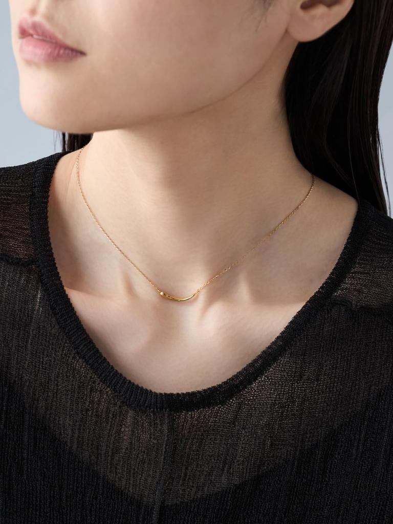 Минималистичное Желтое Ожерелье с Бесплатной Доставкой, Изгиб, 065302-065303, Золото,