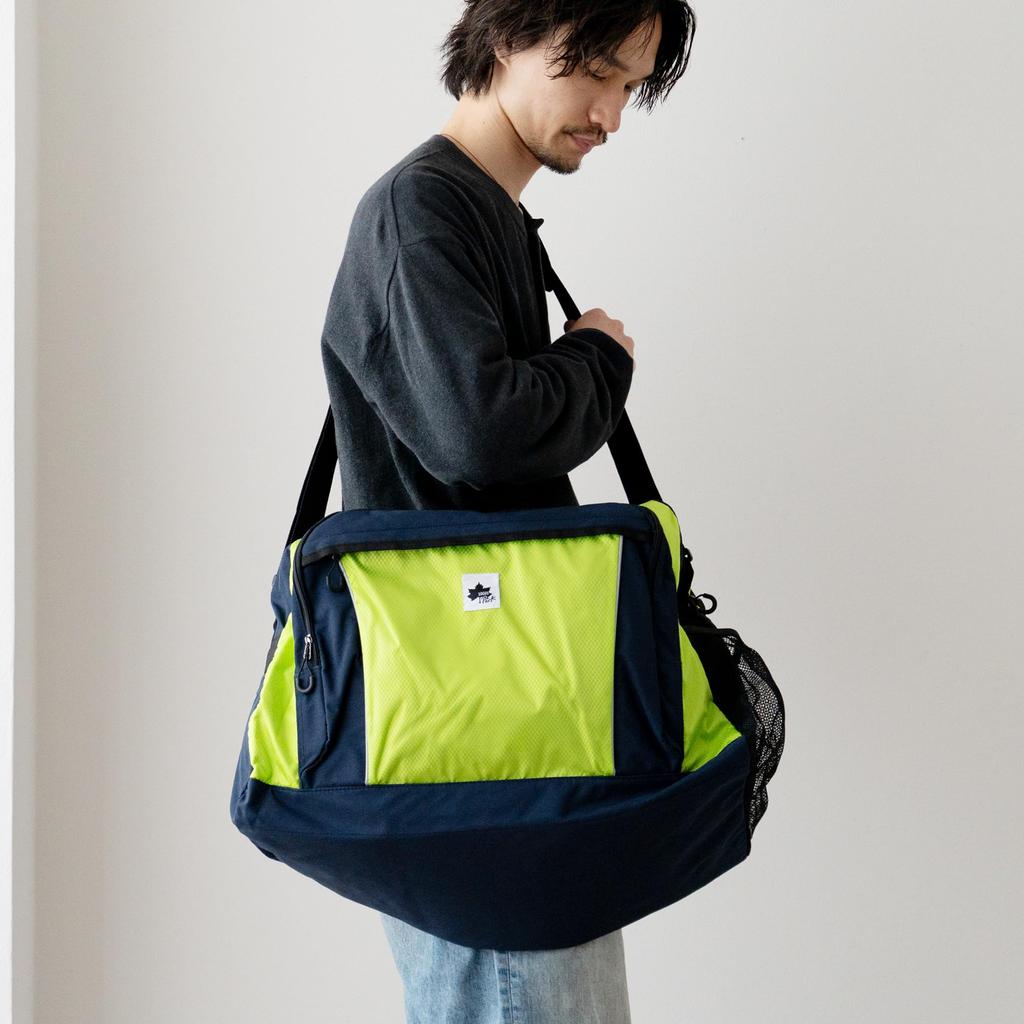 Logo Spark Boston Bag, Large Capacity 60L, 3-Way, Two-Tone Design, Travel Bag, 750kg Capacity, Black