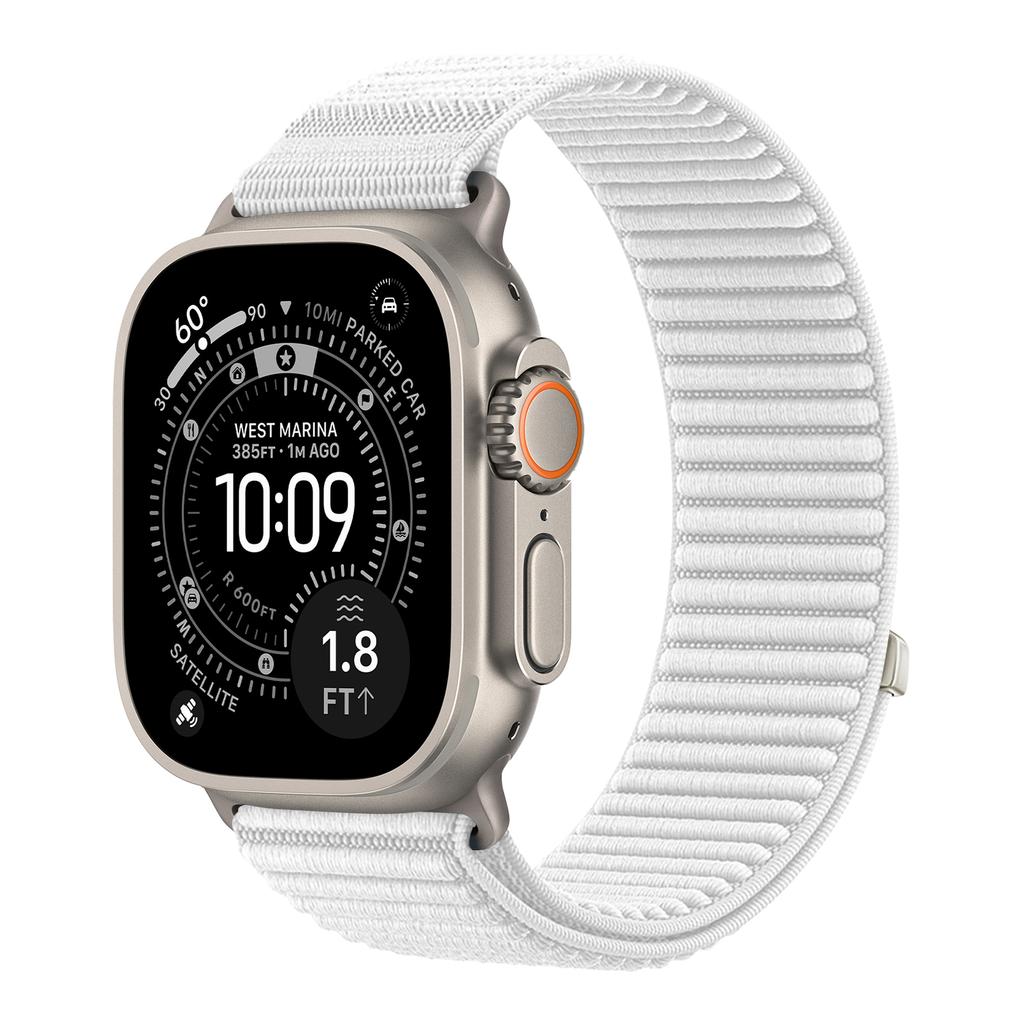 Спортивная петля для ремешка Apple Watch Серии 11/10/9/8/7/6/SE/Ultra 3 49мм 46мм 45мм 44мм 42/41/40мм Браслет Ремешок Correa iWatch Strap