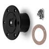 New Aluminum Billet Fuel Cell/6 Bolt Surface Oxidation Fuel Surge Tank Cap Flush Mount ID 35.5Mm Openings