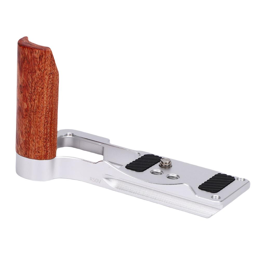 Handgrip L Shape Bracket Handle Fit for R50V Camera with Built In Quick Release Plate Hand Grip Holder Anti Slip Pads Design