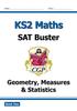 Книга KS2 Maths SAT Buster: Geometry, Measures & Statistics - Book 2 (for the 2024 Tests)