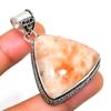 Подвеска из драгоценного камня Sunstone, посеребренная 925 пробы, ручная работа, 1,70 дюйма