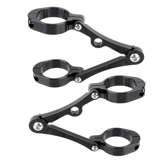 2Pcs Powerful Headlight Clamps High Strength Practical 39-41mm Durable Headlight Holders