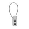Anti-theft 4 Digit Password Lock Wire Rope Security Coded Lock Portable Backpack Zipper Lock  Home