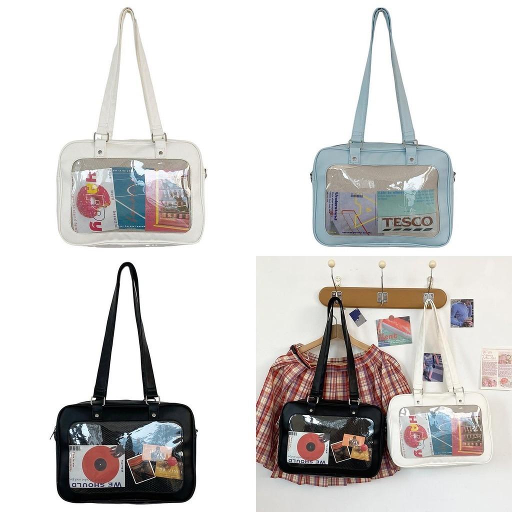 Adorable Colorful Large Tote Bag For Girls Soft Casual Jelly Design Waterproof Crossbody Style
