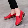 Fashion New Style Women Flat Single Shoes Round Toe Oxford Shoes Woman PU Women Bullockcasual Shoes  Wdc67