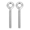 2pcs M12 Eye Bolt Stainless Steel Ring Bolts Machine Welded Closed Screw Rod Eye Screw Bolts