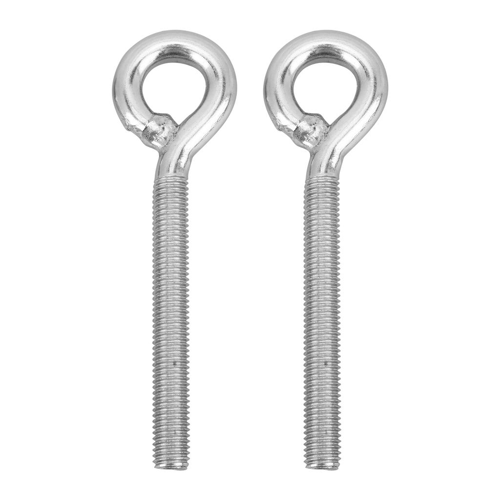 2pcs M12 Eye Bolt Stainless Steel Ring Bolts Machine Welded Closed Screw Rod Eye Screw Bolts