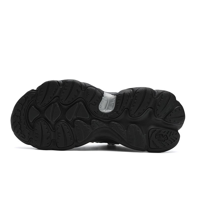 FILA Fern 2 Abrasion Resistant, Breathable, Lightweight Low top Casual Shoes Women's Black Gray F12W541135FBA