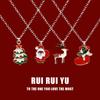 RUI RUI YU, Новое рождественское ожерелье, кулон, ювелирное изделие, ожерелье для женщин и мужчин, подруга, пара, любовник, ювелирное изделие, подарок