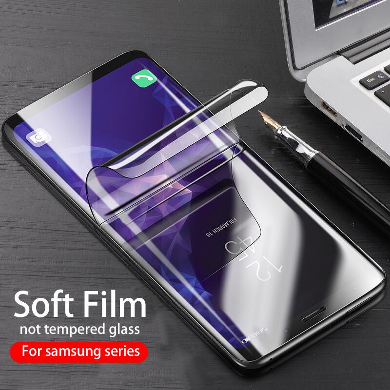 Full Cover Soft Hydrogel Film For Huawei Honor 9A Samsung A32 A52 A12 A51 Xiaomi Redmi Note10 Pro Poco M3 F3 X3 NFC Screen Protector Film