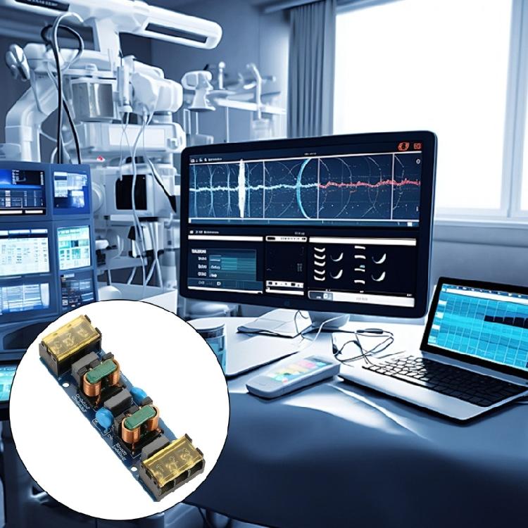 Двухступенчатая фильтрующая плата Электромагнитный фильтр Токовая нагрузка 25А Фильтр нижних частот для промышленной очистки электропитания