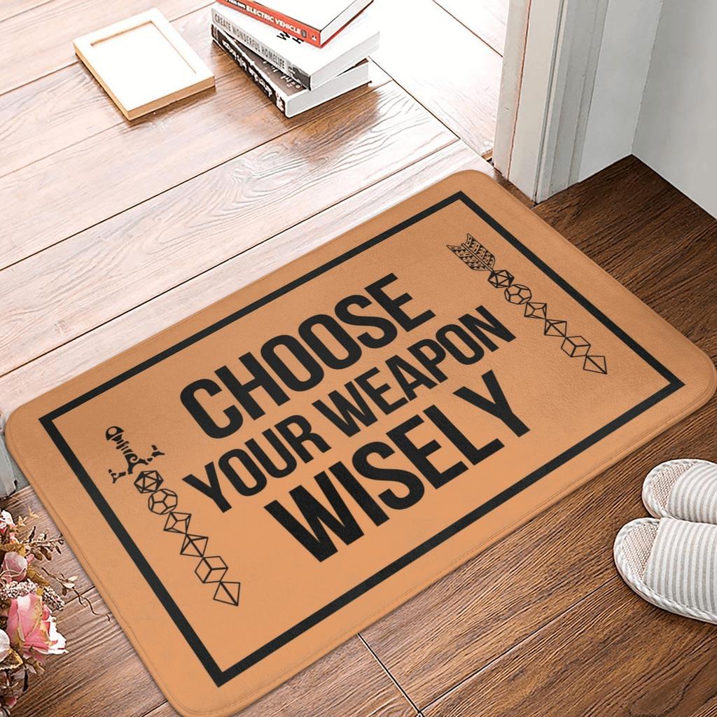 Dnd Game House Initiative Front Floor Door Entrance Mat Outdoor  Kitchen Bath Doormat Living Room Carpet Rug