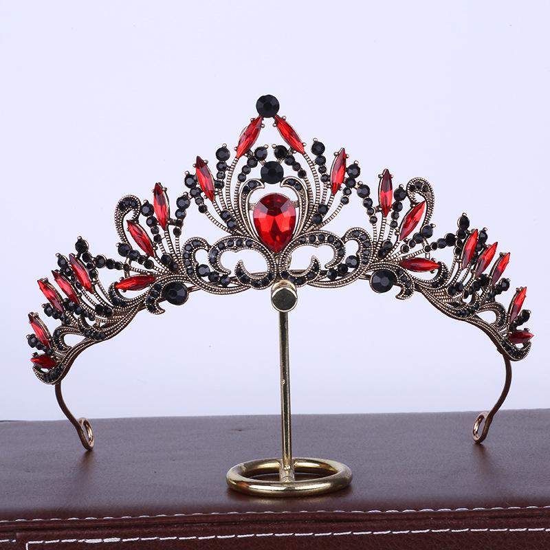 Свадебный головной убор, роскошная новая корона, свадебное платье в стиле барокко, аксессуары для волос с короной на день рождения