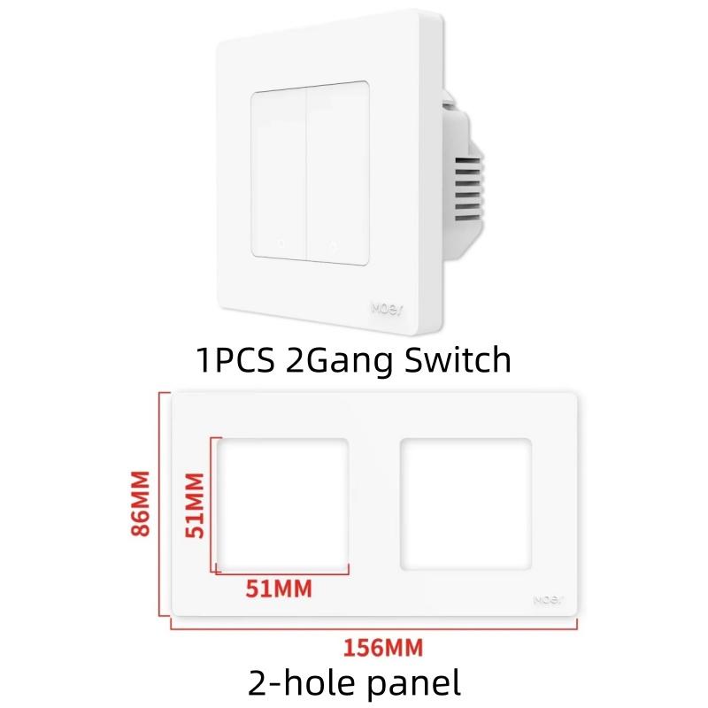 MOES Star Ring Switches ZigBee3.0 Tuya Smart Push Button Light Switch Smart Life APP Remote Control Work Alexa Google Home Voice