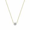 Simple Titanium Steel Six Prong Set Zircon Necklace Elegant And Luxurious High End Jewelry