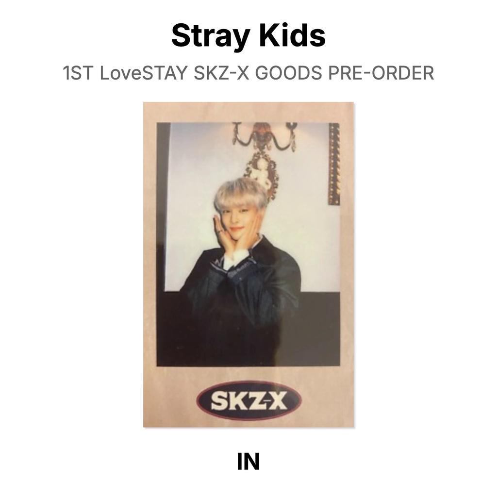 Stray Kids 1-й LoveSTAY SKZ-X ТОВАРЫ ПРЕДЗАКАЗ Официальная фотокарточка