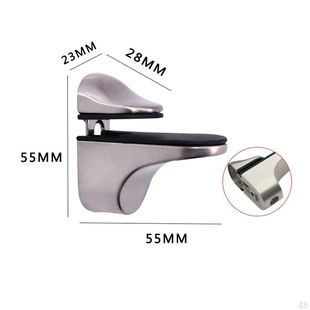 Кронштейн для стеклянной полки для дерева и стекла, полный монтажный комплект