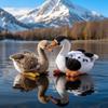 Lifelike Swan Plush Swan Toys Doll Pillow Kawaii Soft Simulation Swan Duck Swan Cute Goose Stuffed Animal Kids Gift Home Decor