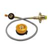 Gas Charging Valve Container Adapter Gas Stove Coupler Propane Refill Adapter Stove Metal Tube