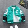 Весенне-осенняя детская куртка, красивое детское пальто, трендовая верхняя одежда с буквенными принтами, детская повседневная одежда
