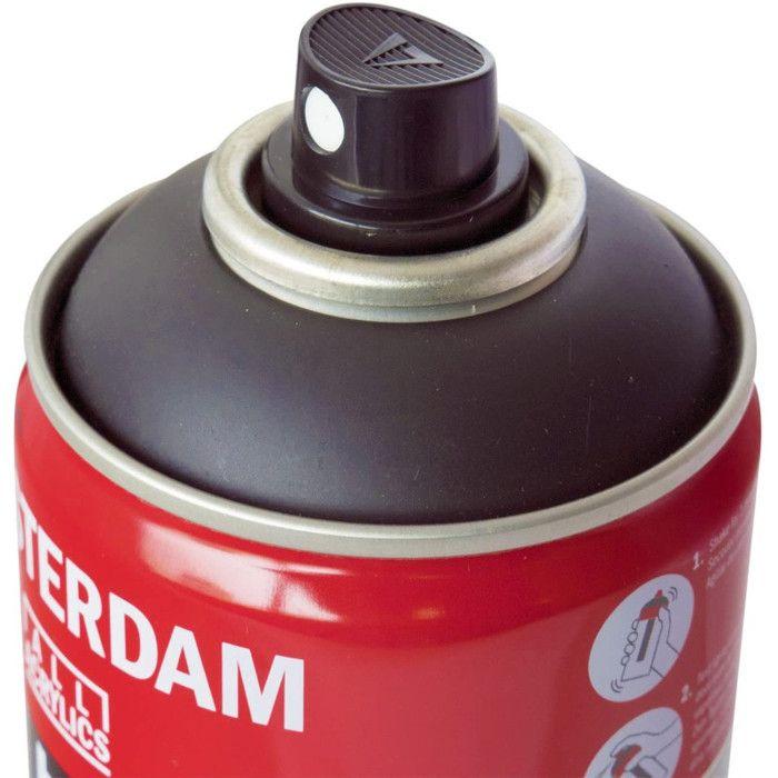 Bombe de peinture Amsterdam 400 ml noir oxyde