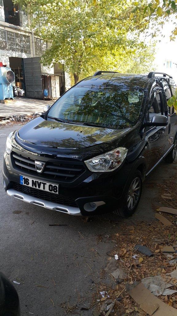 Дефлектор капота EuroCap для Dacia Dokker 2013-2022 гг
