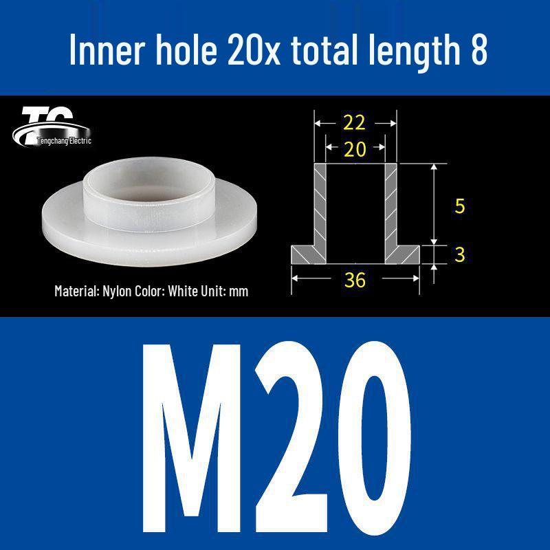 Nylon T-Shaped Transistor Gasket Sleeve with Insulating Particles