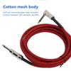 JORINDO Electric Guitar Amp Cable 6.35mm Musical Instrument   Cord Connection 1/4in Red