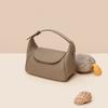 Top-layer Leather Niche Design Handbag Toast Pillow Bag Simple Leather Women's Bag One Shoulder Crossbody