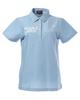 PEARLY GATES Women's Short Sleeve Polo Shirt (Dyed Denim-Style Twill) / Golf / 055-5160306 110_Sax 0 [S]