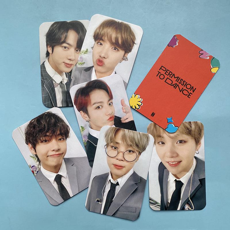BTS Концертный набор из 7 фотокарточек RM Джин Шуга Джей-Хоуп Чимин Ви Чонгук Стиль в костюме Ломо Карточки K-pop Идол Коллекционные карточки Подарок для фанатов Army