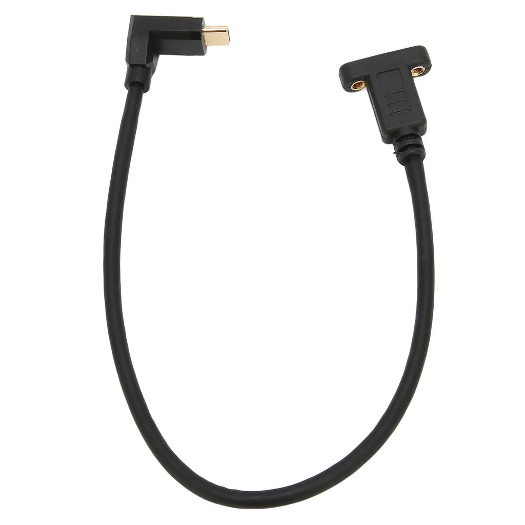 Удлинительный кабель Type-C папа-мама USB 3.1, стабильный, быстрый, адаптер Type-C папа-мама с отверстием для винта для крепления на панели