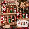 Festive Home Decor Projects Christmas Wooden Bead Ornament DIY Kit, Make 4 Beaded Pendants, Seasonal Crafting Kits Handmade Holiday Hanging
