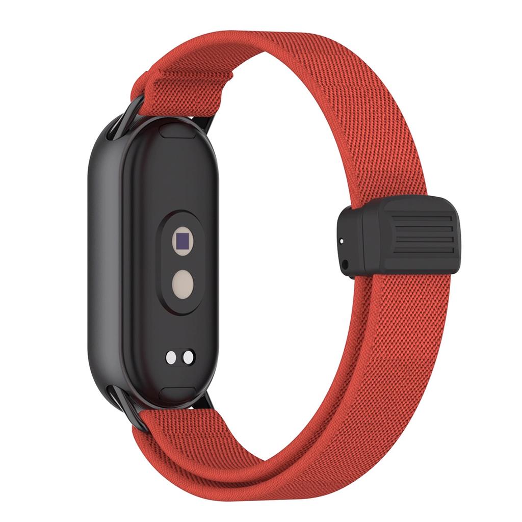Эластичный нейлоновый ремешок для Xiaomi Band 10/9/8 Магнитный плетеный спортивный ремешок для Miband 10 9 8 NFC Смарт-часы Запасной браслет