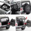1/22 Масштаб Wrangler, литая под давлением внедорожная модель автомобиля, игрушечная модель автомобиля, 7 открытых дверей, выдвижной игрушечный автомобиль со звуком и светом для детей, коллекция подарков для мальчиков и девочек