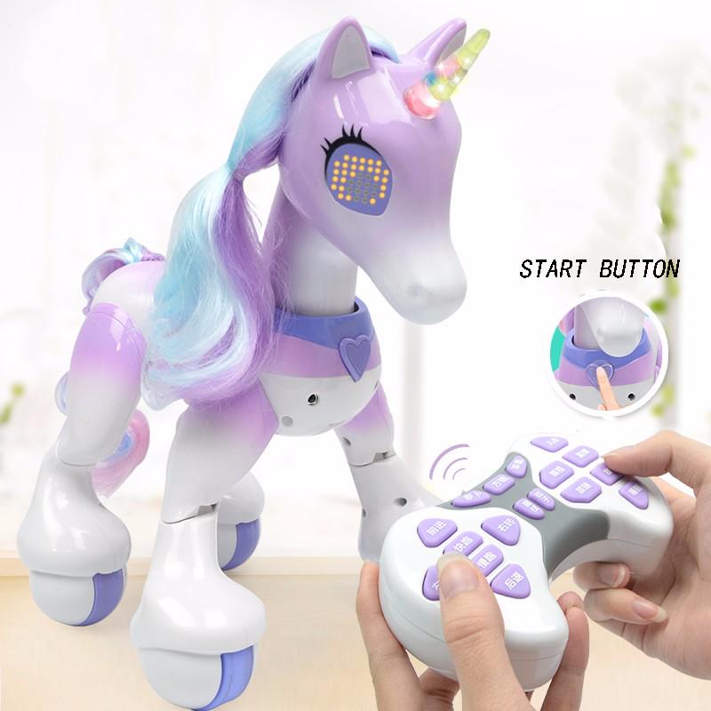 Electric Smart Horse Remote Control Unicorn Children's New Robot Touch Induction Electronic Pet