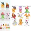 Adorable Pvc Digital Monster Figurine Display Cake Decoration 4-5cm
