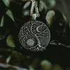 Богемный модный креативный Древо жизни Солнце Луна Изысканный женский кулон из стерлингового серебра S925