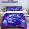 3PC Custom Name "Spooky Halloween Witch" Bedding Set Duvet Cover Closure Includes 1 Duvet Cover & 2 Pillowcases for Bedroom