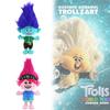 Trolls Band Together Plush Toy Adorable Cartoon Character 30cm Height Blue Hair Boy And Pink Hair Girl Perfect For Kids Ages 7-14